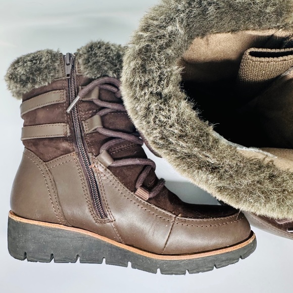 Women’s leather boots, size 6, brown, Earth - Picture 11 of 15